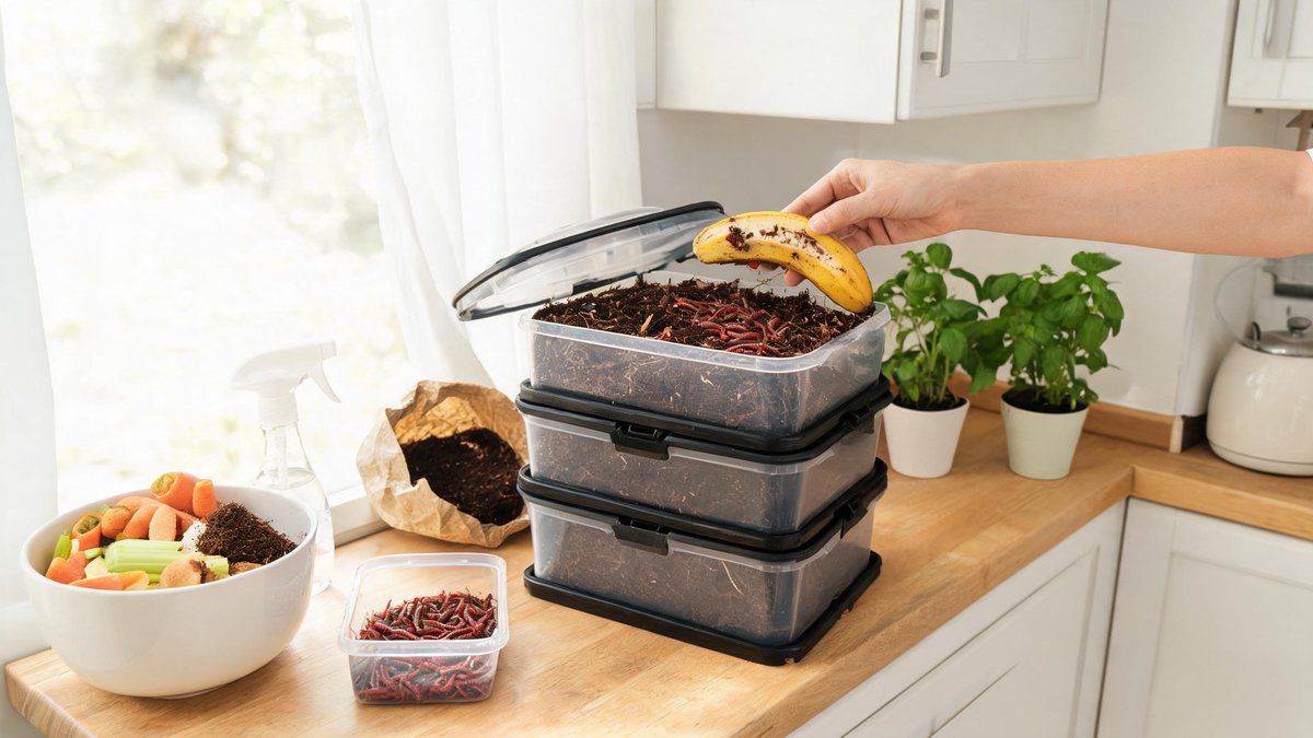How to Start a Worm Composting Bin at Home - article hero image